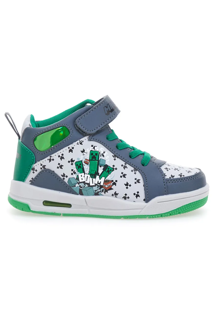 Sneakers Verdi Mid Cut Minecraft 4835