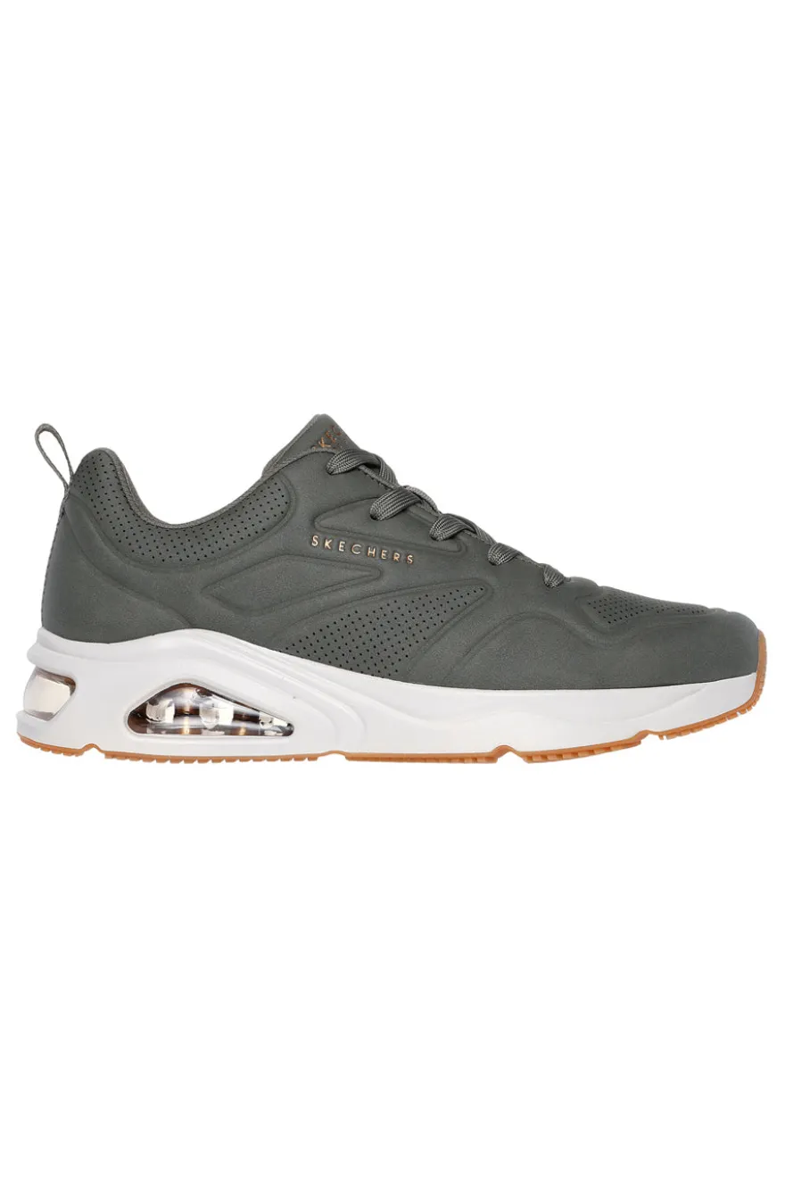 Sneakers verdi Skechers Tres Air Uno Casairal da uomo | Pittarello