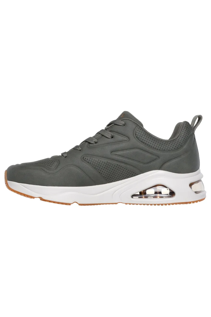 Sneakers verdi Skechers Tres Air Uno Casairal da uomo | Pittarello