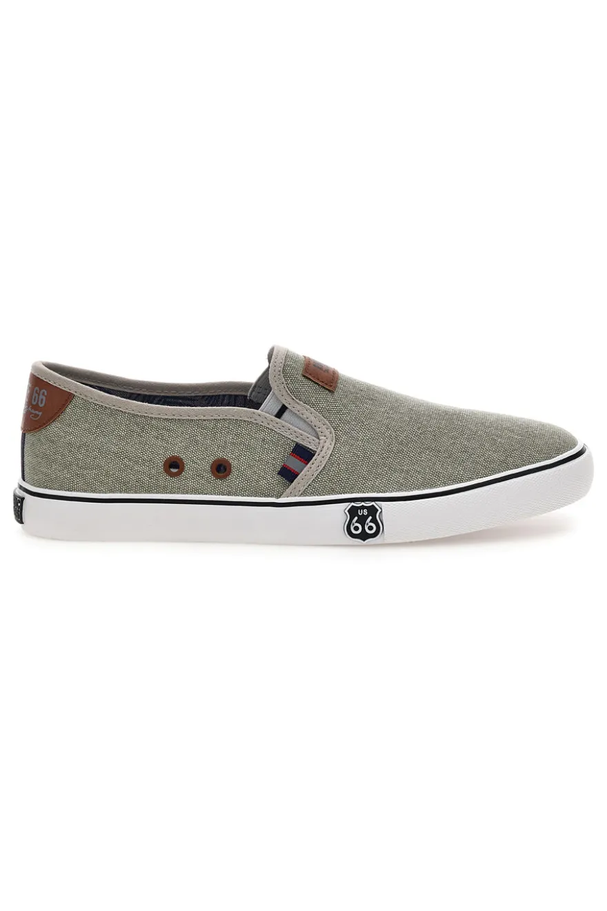 Sneakers verdi slip-on Route 66 RO01805