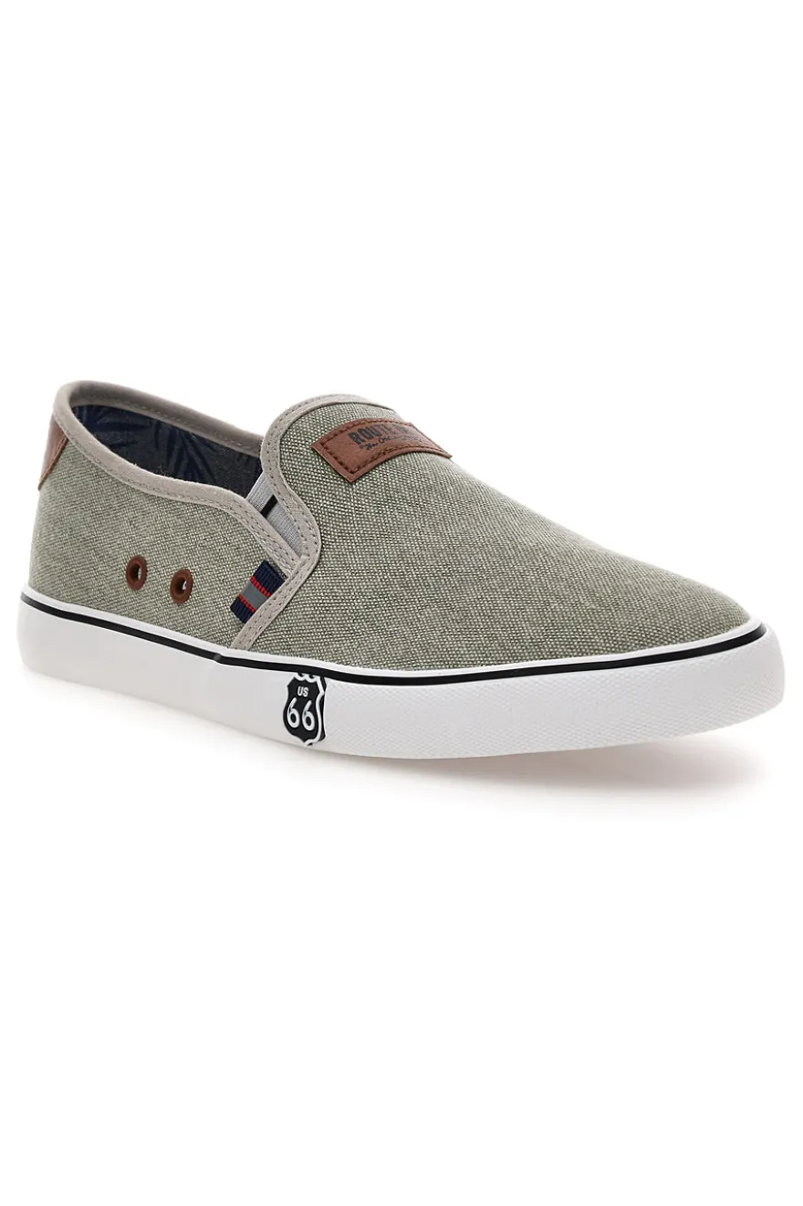 Sneakers verdi slip-on Route 66 RO01805