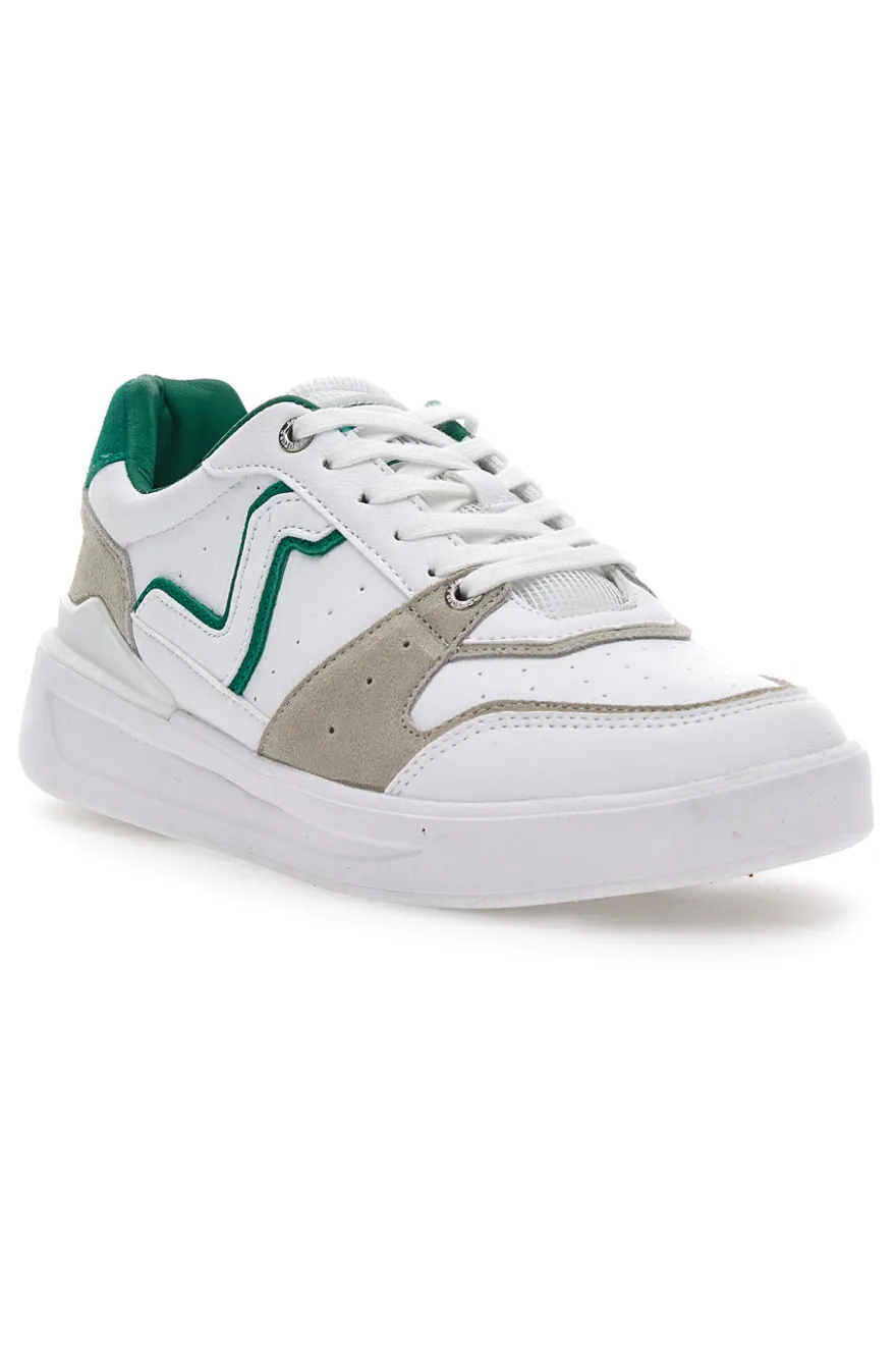 Sneakers Vintage Soprani Couture Janus Low Mix Bianche