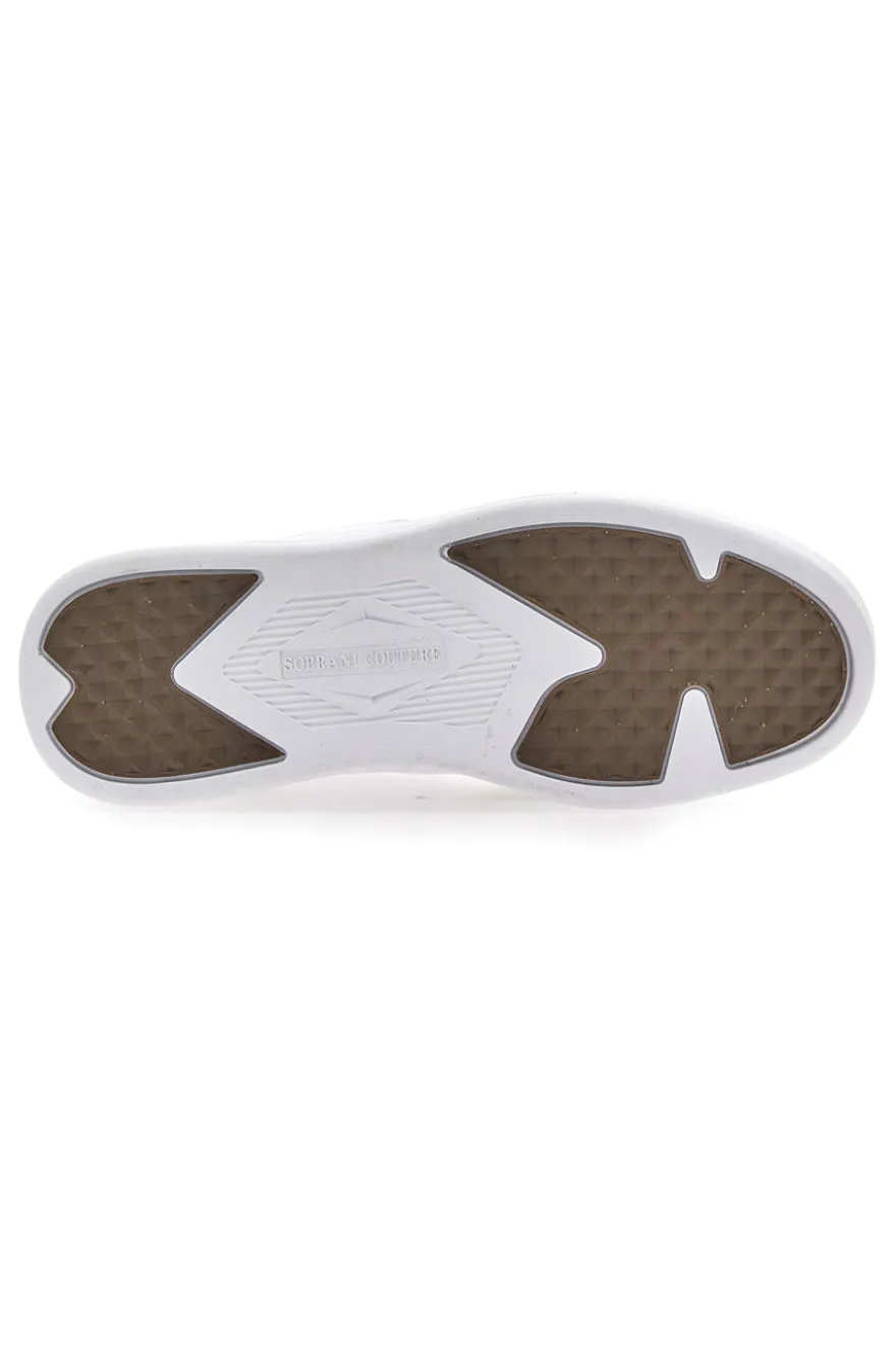 Sneakers Vintage Soprani Couture Janus Low Mix Bianche