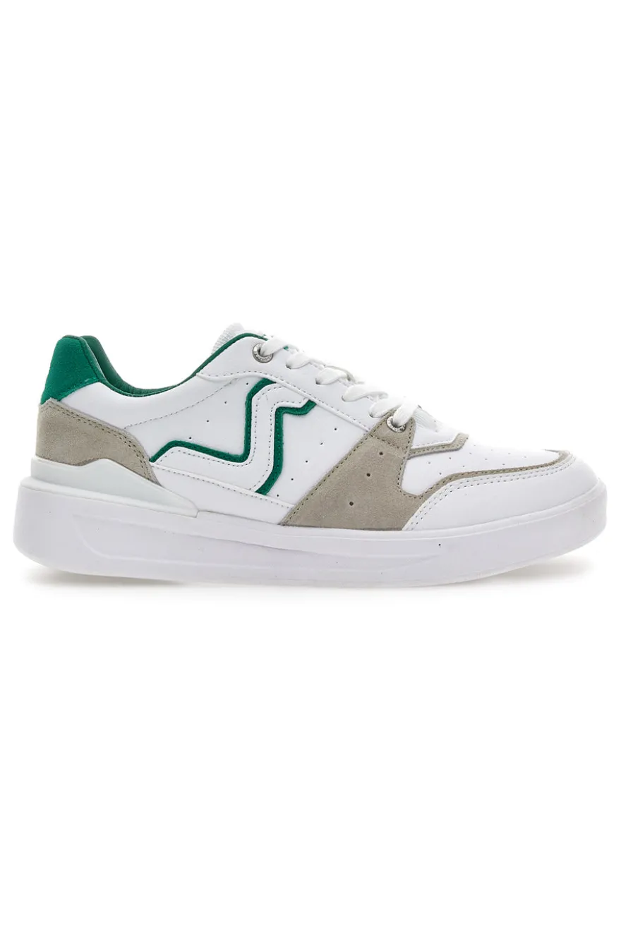 Sneakers Vintage Soprani Couture Janus Low Mix Bianche