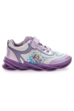 Sneakers Viola con Stampa di Frozen e Suola con Luci FROZEN D4310599T