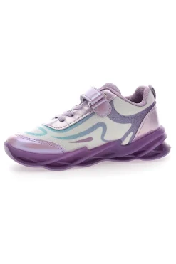Sneakers Viola con Stampa di Frozen e Suola con Luci FROZEN D4310599T