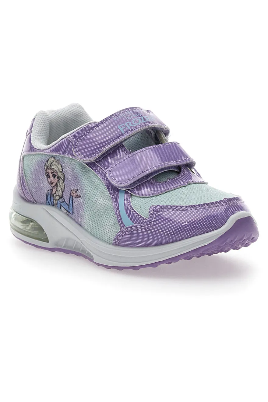 Sneakers Viola Con Strappi in Velcro Disney Frozen 15606
