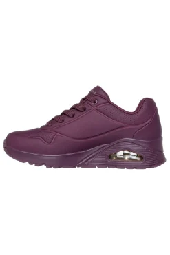 Sneakers viola con suola ammortizzata Air-Cooled Memory Foam Skechers Uno Stand On Air