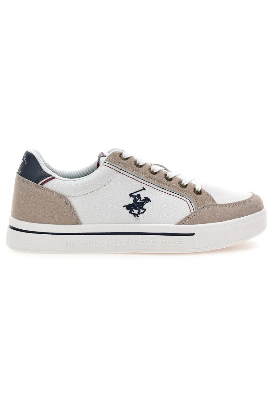 Sneakers Weiß und Beige Beverly Hills Polo Club BHM614105