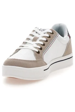 Sneakers Weiß und Beige Beverly Hills Polo Club BHM614105