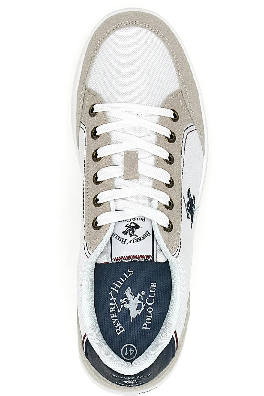 Sneakers Weiß und Beige Beverly Hills Polo Club BHM614105
