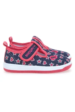 Snoopy First Steps Schuhe 22161111 Blau und Fuchsia