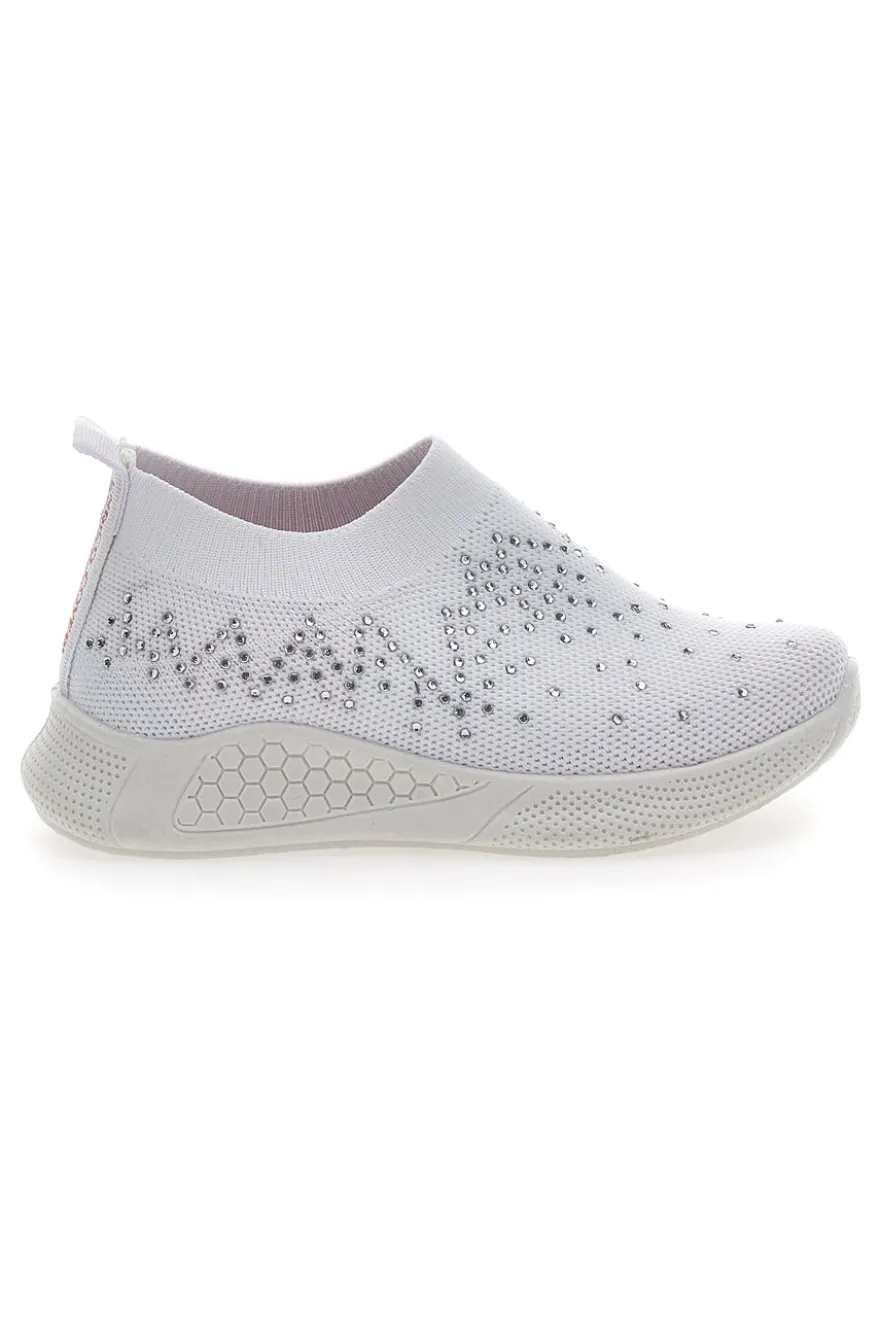 Socks Shoes Bianche con strass Coveri 218360