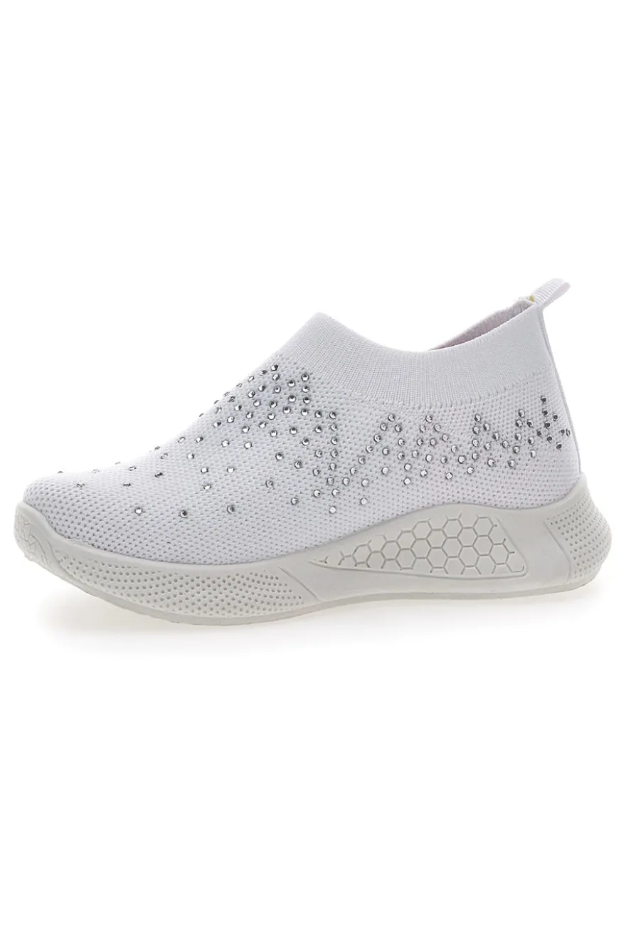 Socks Shoes Bianche con strass Coveri 218360