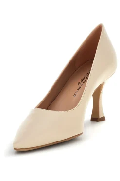 Spitze beige Pumps mit Absätzen Pittarello couture 8301