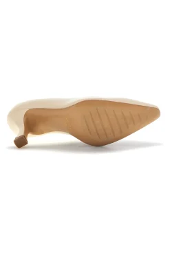 Spitze beige Pumps mit Absätzen Pittarello couture 8301