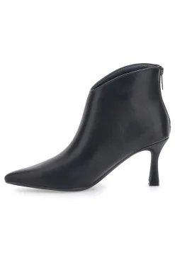 Spitze schwarze Stiefeletten mit mittelhohem Absatz NAZARENO GABRIELLI 3707