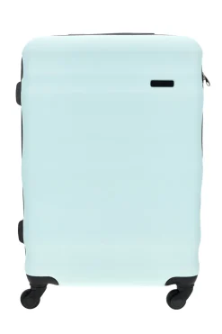 Starrer hellblauer kleiner Trolleykoffer 4 Räder Prima riga PR168/P