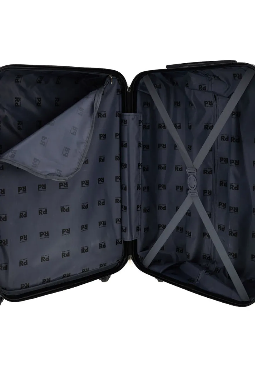 Starrer weißer kleiner Rollkoffer 4 Räder Prima riga PR168/P