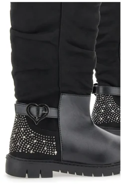 Stiefel Grazie 13890 Schwarz mit Strasssteinen