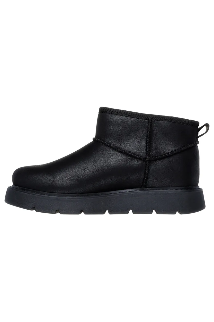 Stivaletti alla caviglia neri con pelo Skechers Keepsakes Lite - Snowbird