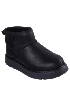 Stivaletti alla caviglia neri con pelo Skechers Keepsakes Lite - Snowbird