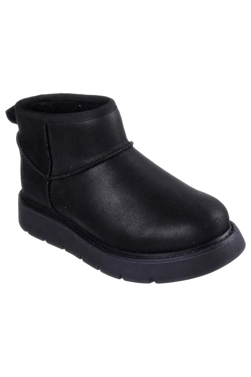 Stivaletti alla caviglia neri con pelo Skechers Keepsakes Lite - Snowbird