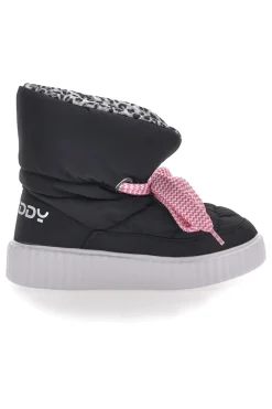 Stivaletti Animalier Neri Imbottiti Freddy 7558