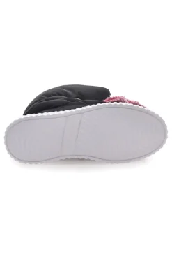 Stivaletti Animalier Neri Imbottiti Freddy 7558