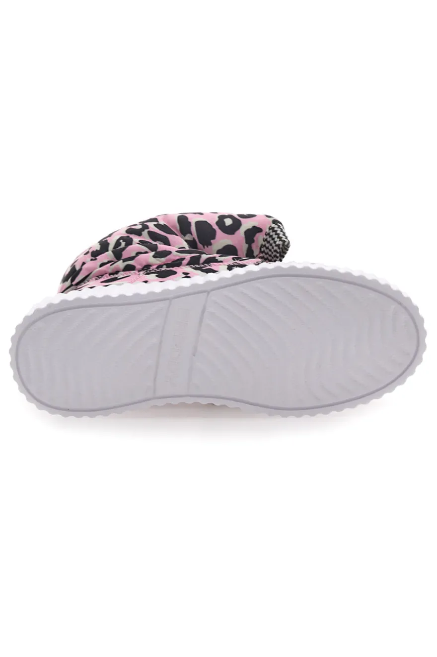 Stivaletti Animalier Rosa Imbottiti Freddy 7558