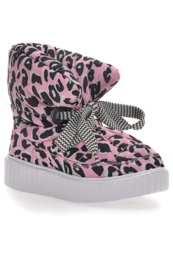 Stivaletti Animalier Rosa Imbottiti Freddy 7558