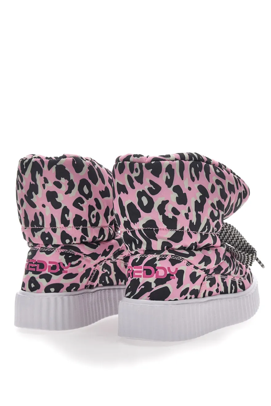 Stivaletti Animalier Rosa Imbottiti Freddy 7558