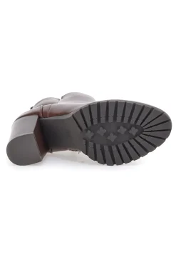 Stivaletti Ankle Boots Marroni Con Tacco 8 cm CAFE' COST 16807213