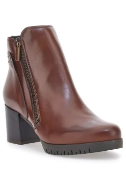 Stivaletti Ankle Boots Marroni The First 24905