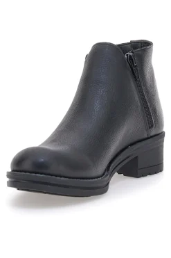 Stivaletti Ankle Boots Neri In Vera Pelle Made In Italy Pittarello Elite N89