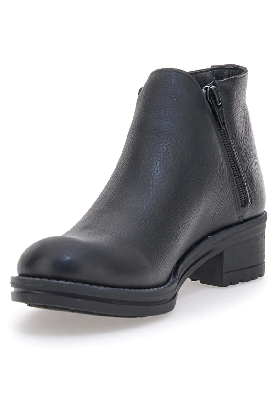 Stivaletti Ankle Boots Neri In Vera Pelle Made In Italy Pittarello Elite N89