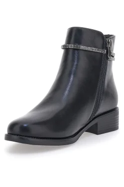 Stivaletti Ankle Neri Con Tacco a Blocco Me & Me CDNYYONG57