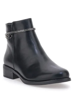 Stivaletti Ankle Neri Con Tacco a Blocco Me & Me CDNYYONG57