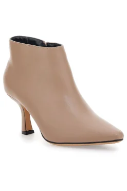Stivaletti Ankle Nude Con Tacco da Donna Le Havre Paris 1254