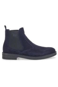 Stivaletti Beatles Blu in Pelle Scamosciata Longford 09
