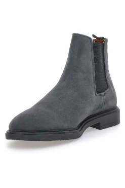 Stivaletti Beatles Grigi in Vera Pelle Laterali MAX DILLAN 6991
