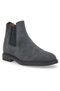 Stivaletti Beatles Grigi in Vera Pelle Laterali MAX DILLAN 6991