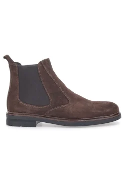 Stivaletti Beatles Marroni in Pelle Scamosciata Claremorris 042