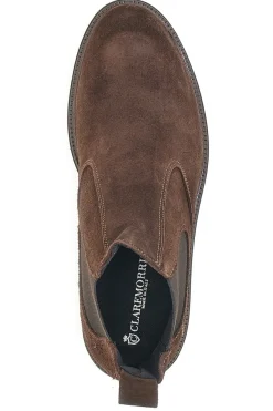 Stivaletti Beatles Marroni in Pelle Scamosciata Claremorris 042