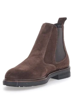 Stivaletti Beatles Marroni in Pelle Scamosciata Claremorris 042