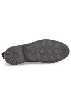 Stivaletti Beatles marroni in camoscio con lavorazione brogue Pittarello 44