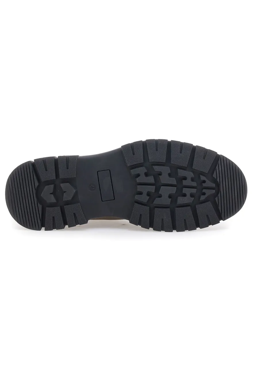 Stivaletti Beatles marroni con inserti elastici Canguro CA877
