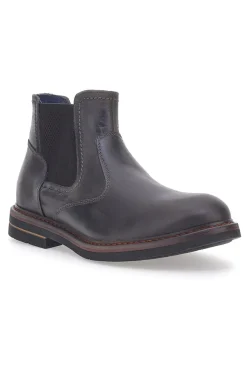 Stivaletti Beatles Marroni Out Put 72064 Vera Pelle