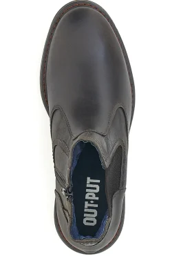 Stivaletti Beatles Marroni Out Put 72064 Vera Pelle