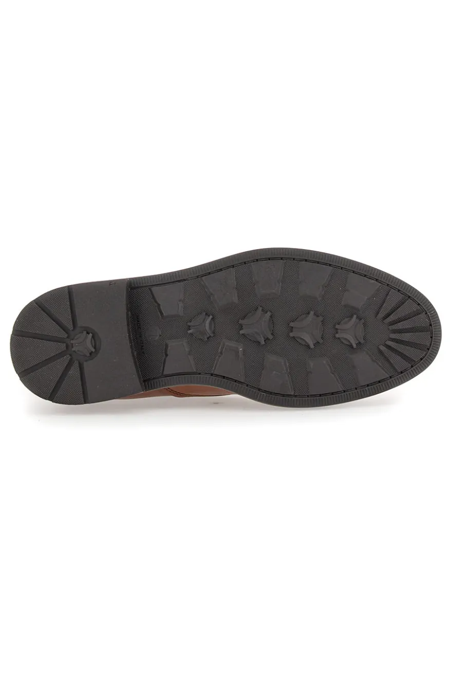 Stivaletti Beatles Marroni In Vera Pelle Made in Italy Pittarello Focus 042